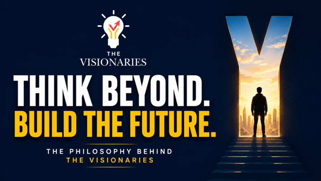 Think Beyond, Build the future. The philosophy behind The Visionaries